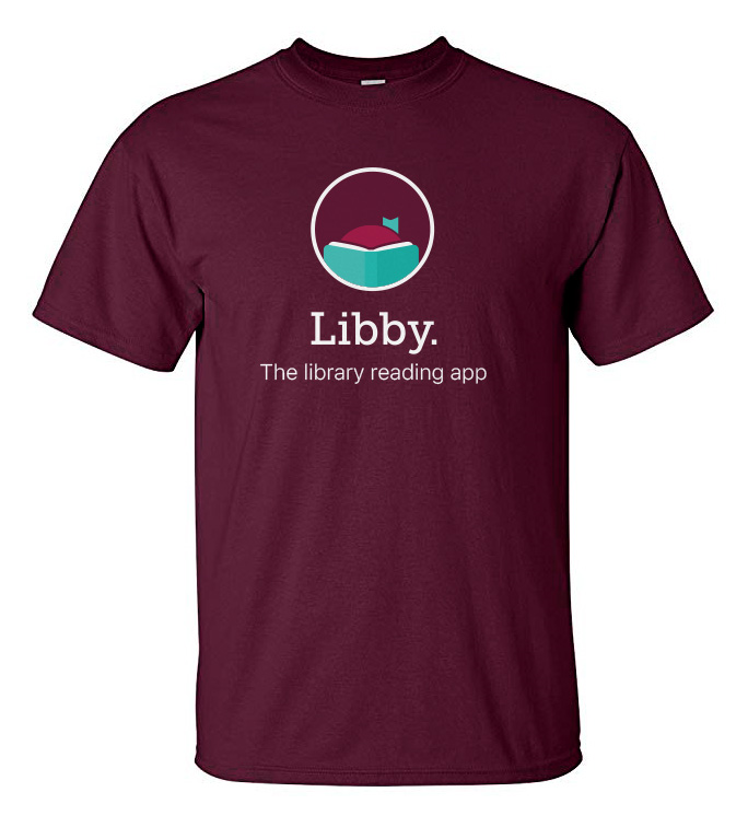 Show off your love of reading with Libby apparel