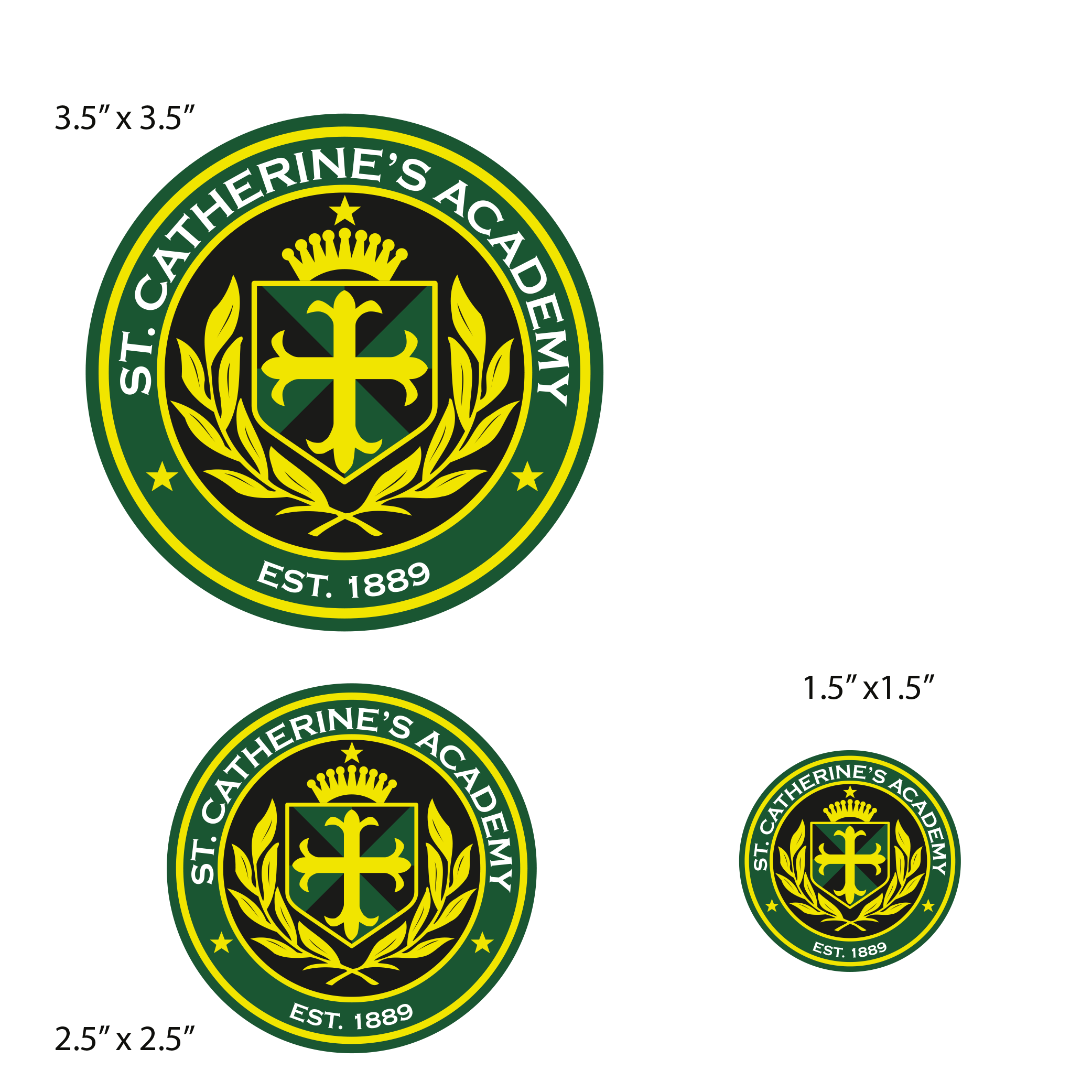 Sca Decals St. Catherine's Academy