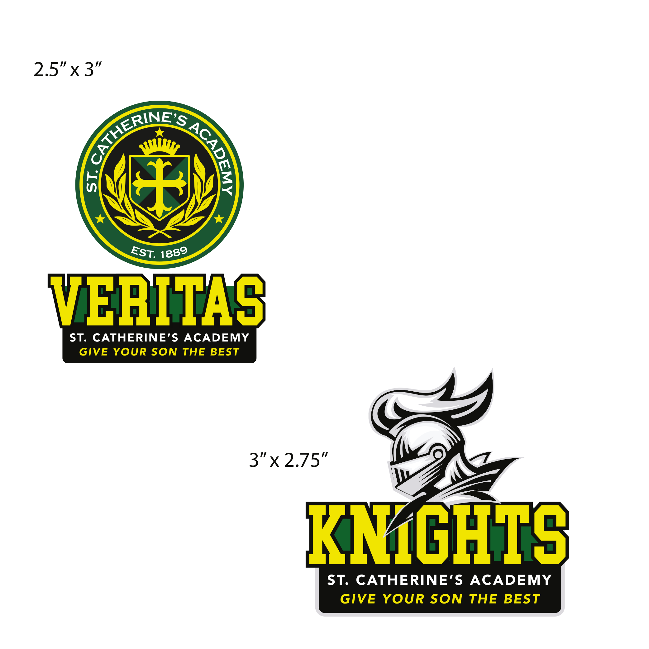 Sca Decals St. Catherine's Academy