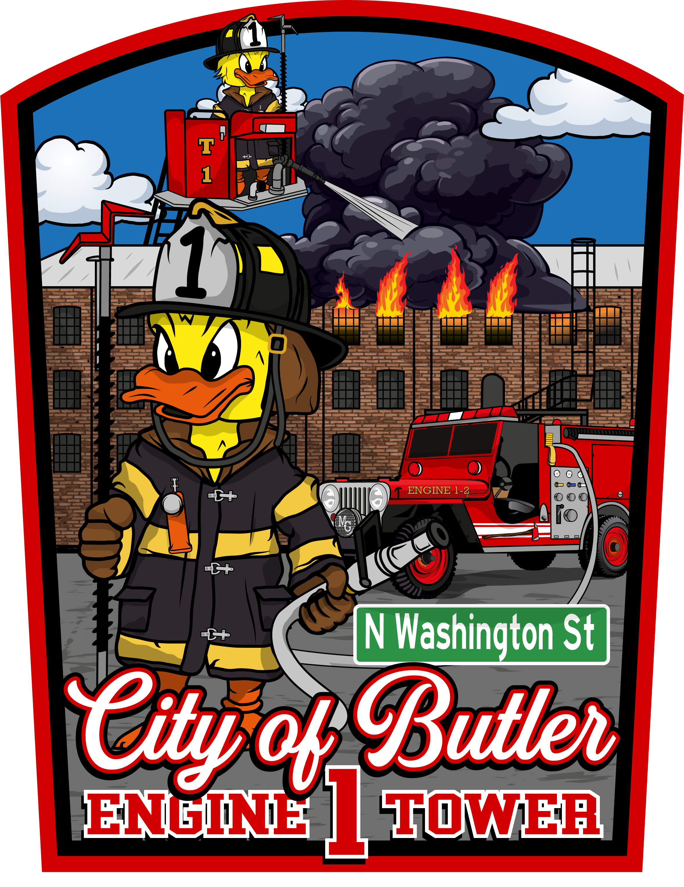 Fire Butler Butler City Fire Public Apparel