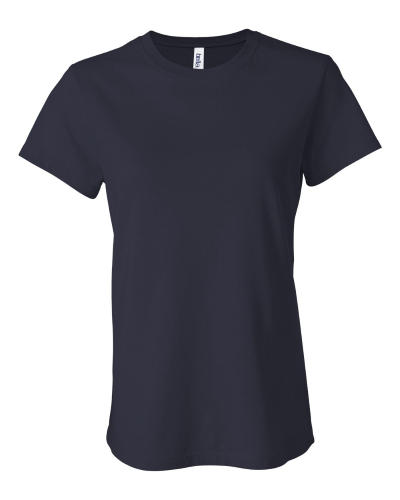 Navy Bella - Ladies' Short Sleeve Crewneck T-Shirt by Bella - Custom ...