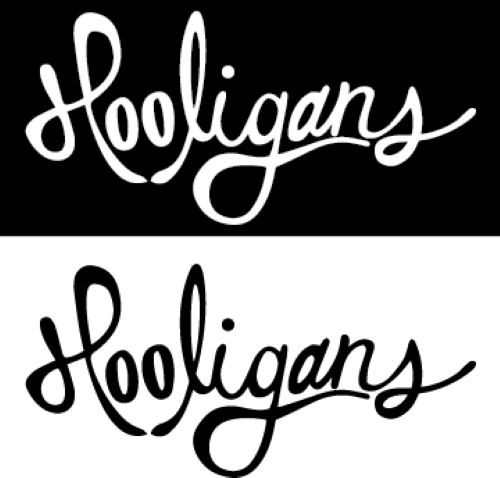 Large Decal Hooligans Motorcycle Enthusiasts