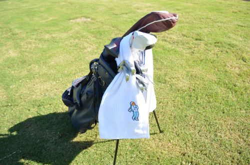 【25ss】エメレオンドレ ゴルフ Golf Caddy Towel ネイビー mizuno%2520retro%2520stripe%