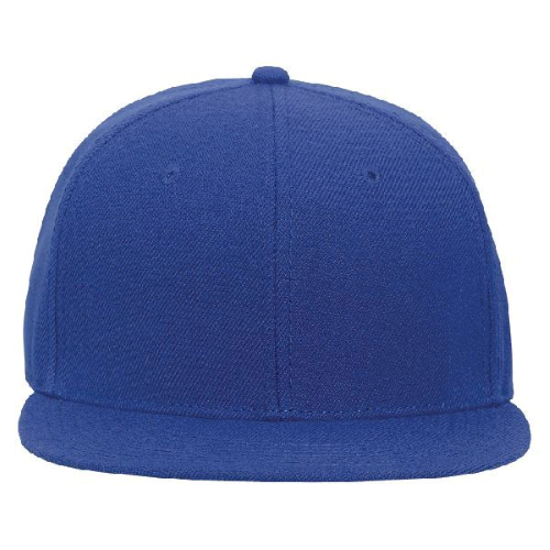 OTTO Wool Blend Twill Round Flat Visor ""OTTO SNAP"" Six Panel Pro Style Snapback Hat