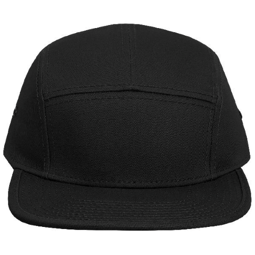 151-1098 OTTO Superior Cotton Twill Square Flat Visor w/ Binding Trim Five Panel Camper Hat