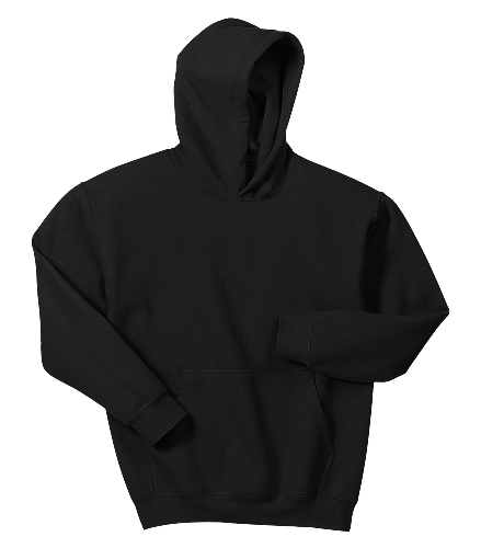 GILDAN® HEAVY BLEND™ HOODED YOUTH SWEATSHIRT in Black