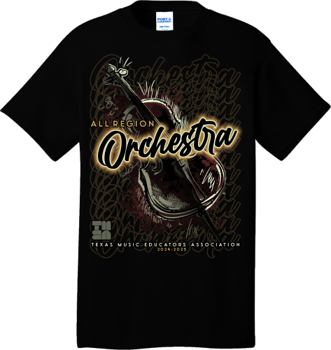 【THEAIRTOWN】music t-shirts (2 color) TMEA REGION | TMF Event Merch