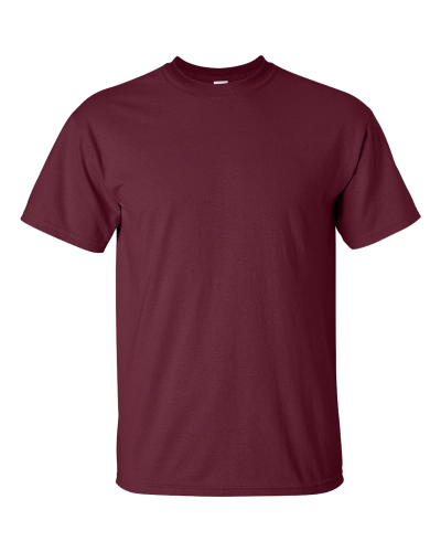 Maroon Ultra Cotton T-Shirt by Gildan - Mac's Sportswear