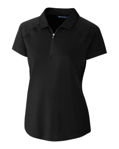 売れ筋商品|||セセ カットソー トップス レディース Women's Short Sleeve Contrast Collar Polo Top Rich Black Paula Polo Top