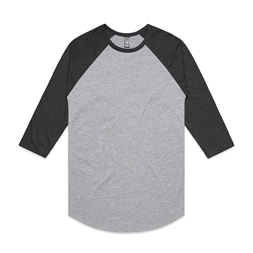 Full Sleeve Shirt Raglan Black And White Full T Shirt Tultex