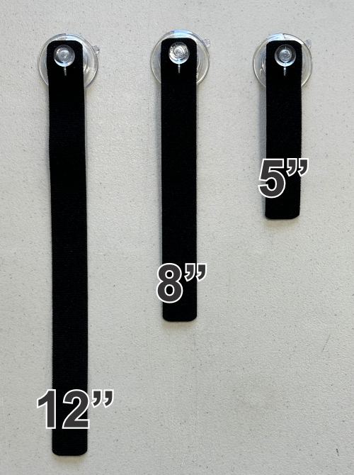 Suction Cup With Velcro Strip Portable Shower Caddy