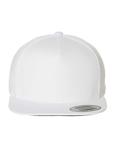Five-Panel Flat Bill Cap