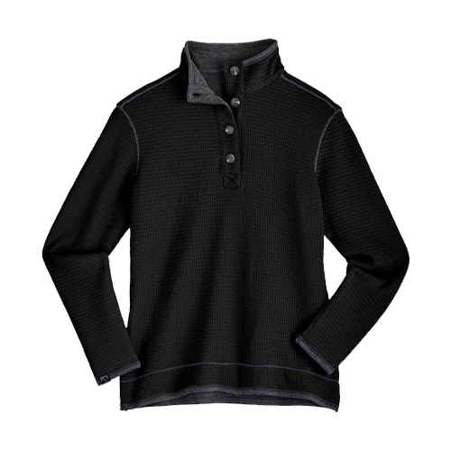 Women's Maverick Waffle Knit Button Up