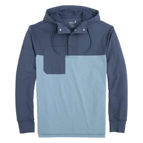 Men's Harrison Mixed Media Henley Hoodie
