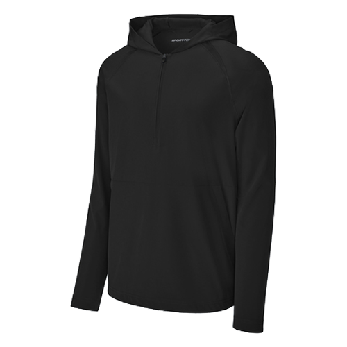 Men's Repeat 1/2 Zip Long Sleeve Hooded Jacket