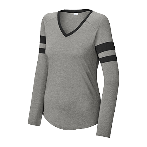 Women's Halftime Long Sleeve V-Neck Tee