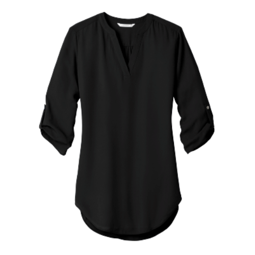 Women's 3/4-Sleeve Tunic Blouse