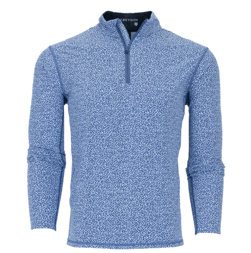 Men's Lake Trout Print Tate 1/4 Zip