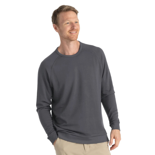 Men's Bamboo Lightweight Fleece Crew