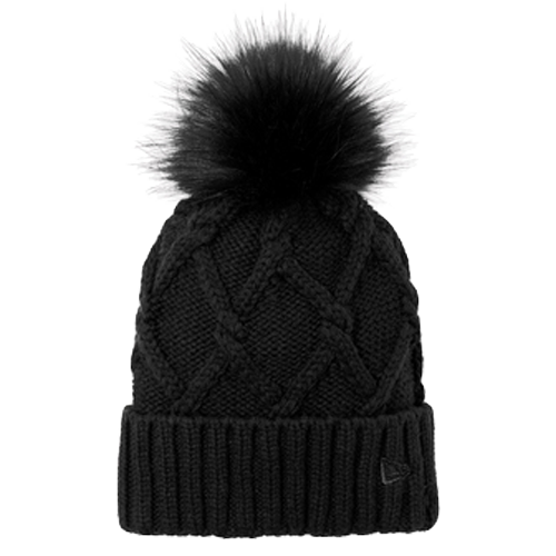 Faux Fur Pom Beanie