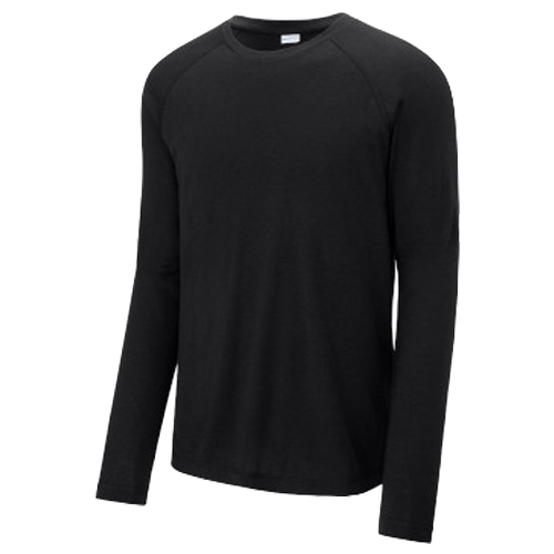 Men's Long Sleeve Tri-Blend Wicking Tee