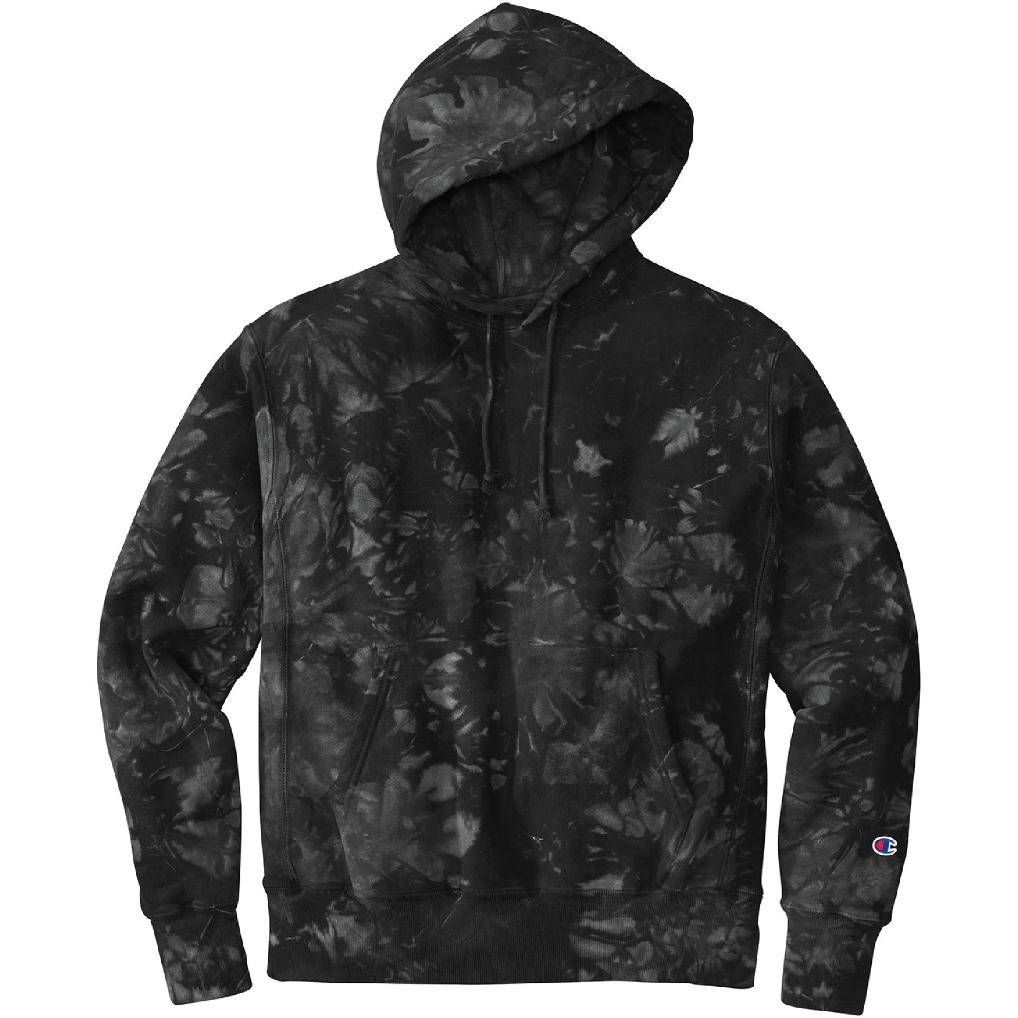 Champion Reverse Weave Scrunch Dye Tie Dye Hooded Sweatshirt Top 2 Bottom Marketing Sales