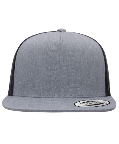 Embroidery- Five-Panel Classic Trucker Cap - Black for EHSMTB