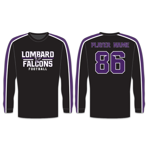 BLACKBIRD ／ long sleeve football Men's Columbia Heather Charcoal Georgia Bulldogs PFG