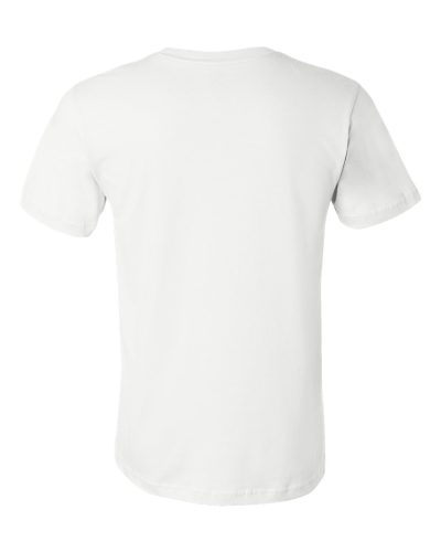 White 3001 Canvas Unisex Short Sleeve Crewneck T-Shirt by Canvas - Bkny ...