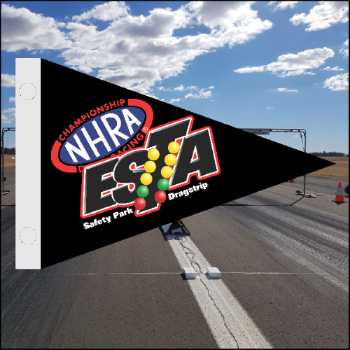NHRA/ESTA 12" x 18" Vinyl Pennant