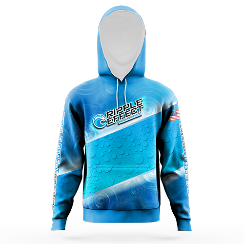 RIPPLE EFFECT FLEECE HOODIE 4 (NO LOGOS ON THE BACK) BLUE | RIPPLE ...