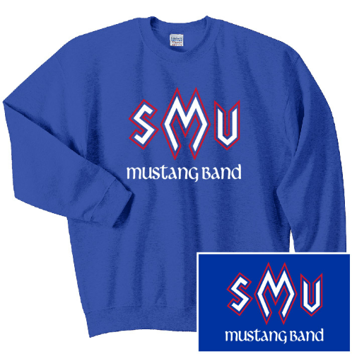 SMU BAND Crewneck Sweatshirt SMU Diamond M Club