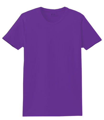 Purple Ladies Essential T - Manatee Apparel Graphics