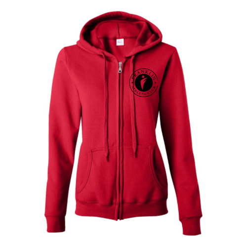 Download Red Franklin Printed Ladies' Full-Zip Hooded Sweatshirt by ...