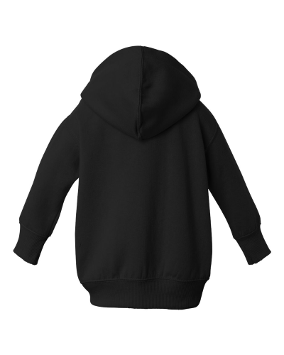 Black Heavy Blend Youth Full-Zip Hooded Sweatshirt - Rubber City ...