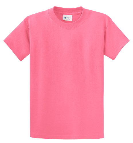 Candy Pink Essential T-Shirt by Port & Company - Global Graphics