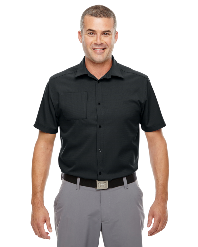 BLACK _001 Men's Ultimate Short Sleeve Buttondown - Close Up Apparel