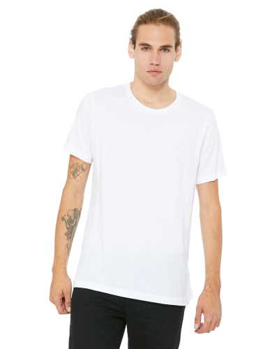Unisex Jersey Short-Sleeve T-Shirt WHITE | WHITE Unisex Jersey Short ...
