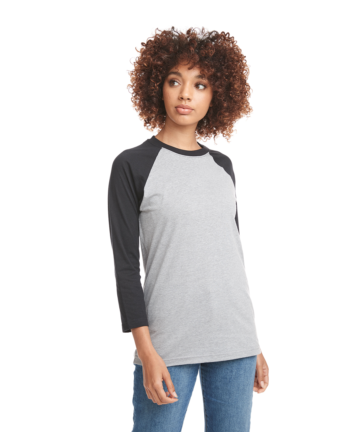 Bruin Kiwi Caius Unisex CVC 3/4 Sleeve Raglan Baseball T-Shirt | J & M Custom Screen Printing