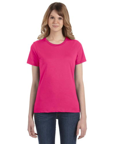 HOT PINK Ladies' Lightweight T-Shirt by Anvil - PMA Screen Printing and ...