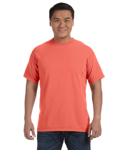 BRIGHT SALMON Adult 6.1 oz. T-Shirt by Comfort Colors - Ten Cow T's