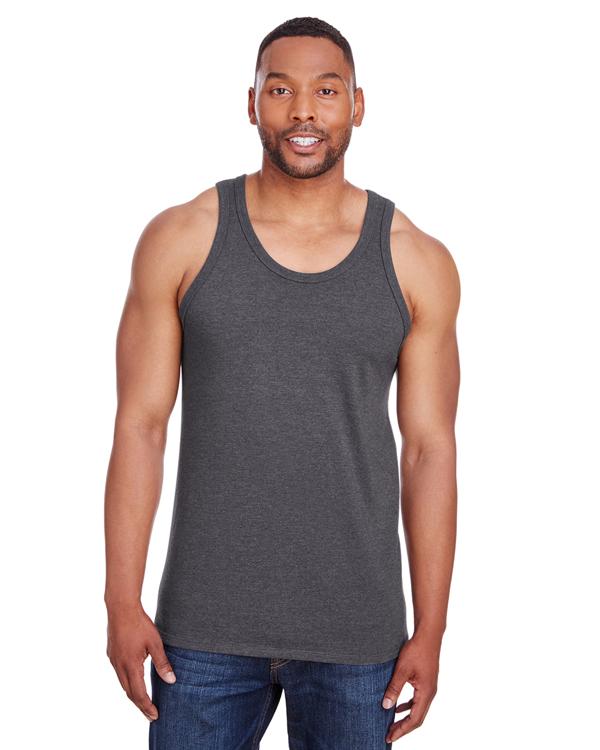 Champion Men s Ringspun Cotton Tank Top Max s Print Shop
