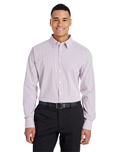 CrownLux Performance Micro Windowpane Shirt