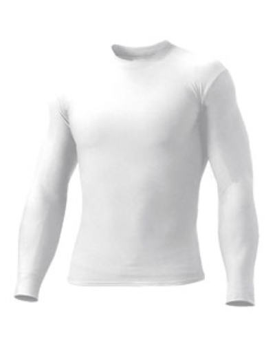 White spandex long sleeve shirt on sale