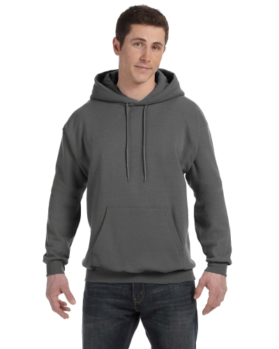 SMOKE GRAY Unisex 7.8 oz., Ecosmart® 50/50 Pullover Hooded Sweatshirt ...