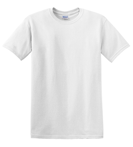 WHITE 5.3 oz. Heavy Cotton T-Shirt - Visual Impact Specialties