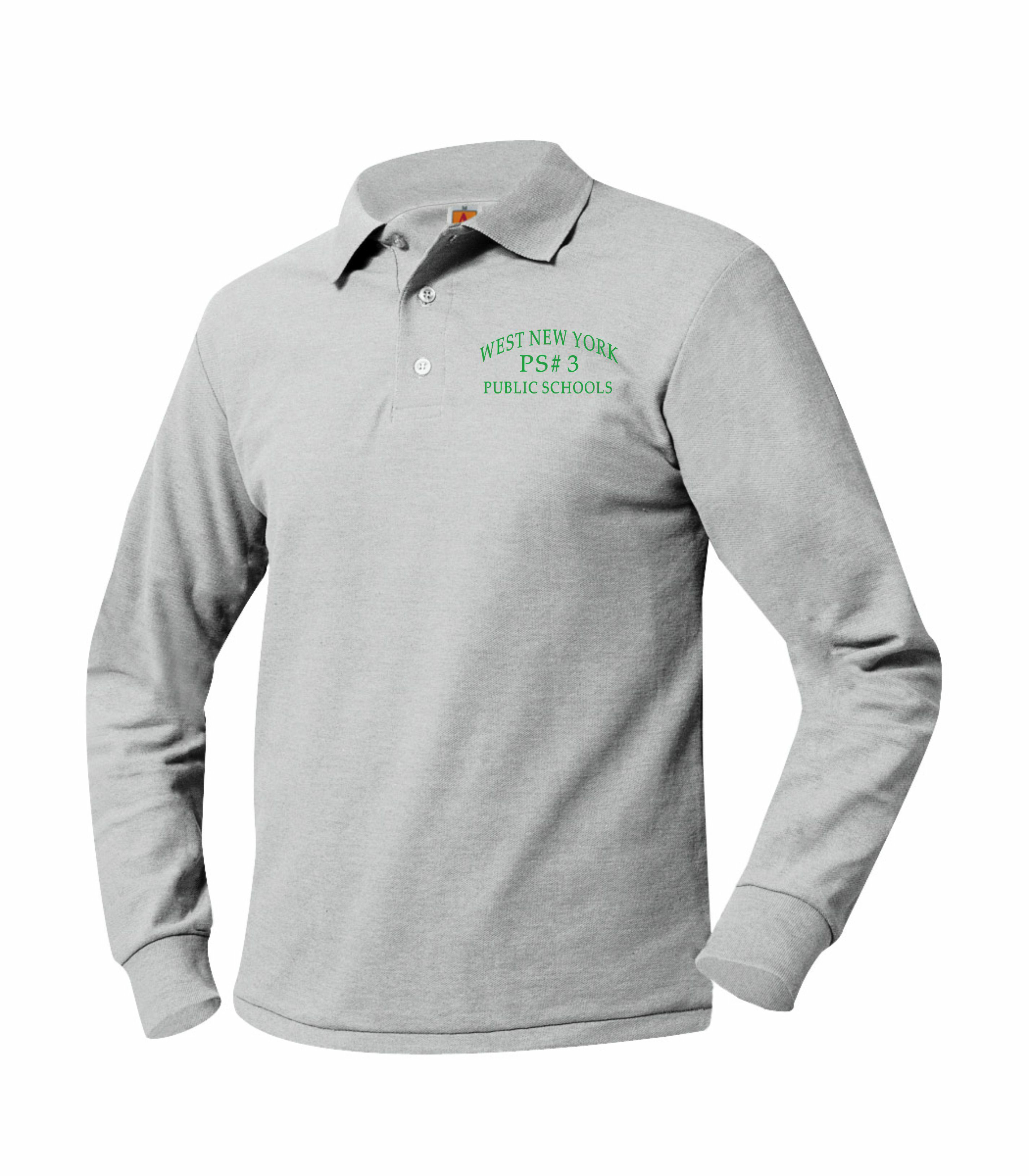 Ps 3 Long Sleeve Polo West New York School District