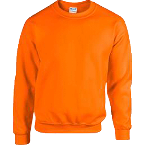 Safety Orange Crewneck Sweatshirt Heavy Blend™ by Gildan® - Ricart-Apparel
