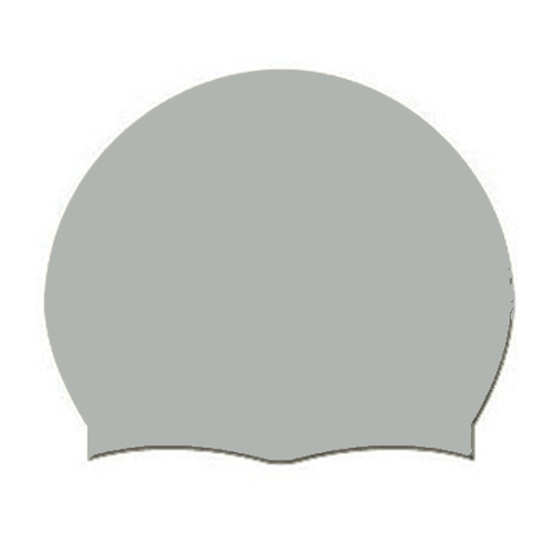 Download Black Soft Silicone Swim Cap Silver