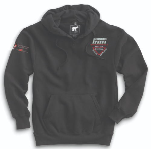 White Bear - Heavyweight Hoodie - Tall Sizes Available Black | White ...